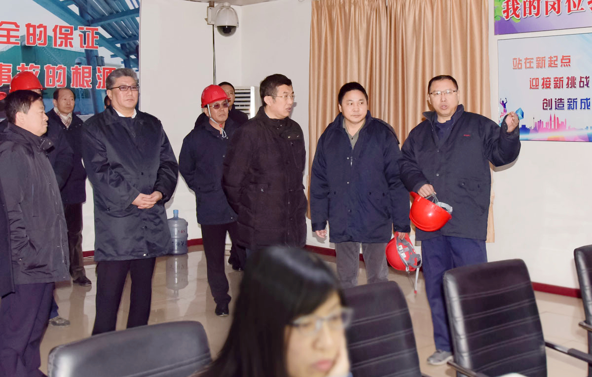 市委書記王健、市長王力威到公司視察指導工作
